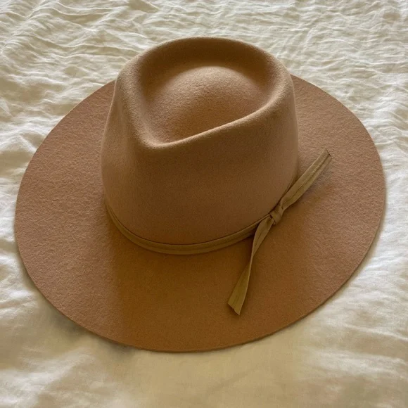 Lack of Color Zulu Wool Felt Fedora Hat Tan Medium 57cm - Picture 2 of 7